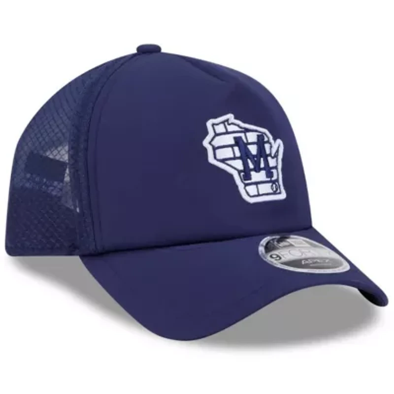 MLB Milwaukee Brewers 2026 Batting Practice Alternate Apex 9FORTY Adjustable Hat