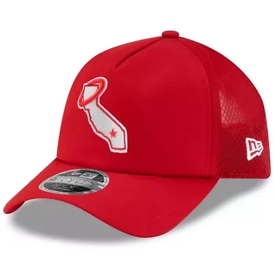 MLB Los Angeles Angels 2026 Batting Practice Alternate Apex 9FORTY Adjustable Hat