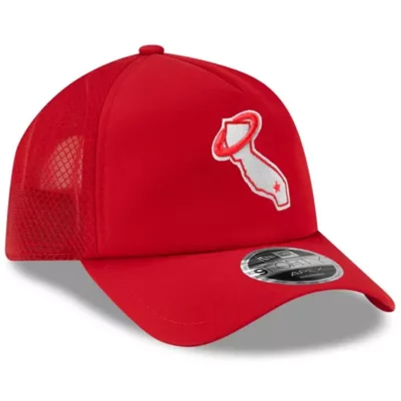 MLB Los Angeles Angels 2026 Batting Practice Alternate Apex 9FORTY Adjustable Hat