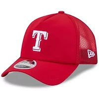MLB Texas Rangers 2026 Batting Practice Apex 9FORTY Adjustable Trucker Hat