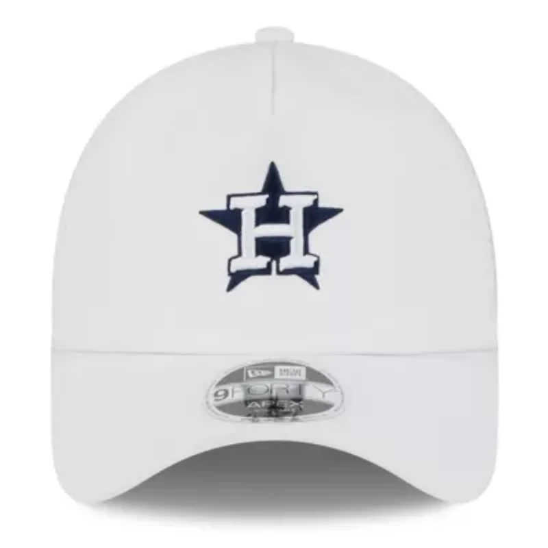 MLB Houston Astros 2026 Batting Practice Apex 9FORTY Adjustable Trucker Hat