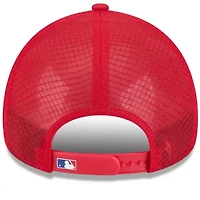 MLB Chicago Cubs 2026 Batting Practice Apex 9FORTY Adjustable Trucker Hat