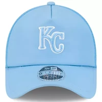 MLB Light Kansas City Royals 2026 Batting Practice Apex 9FORTY Adjustable Trucker Hat