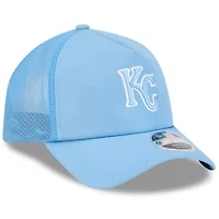 MLB Light Kansas City Royals 2026 Batting Practice Apex 9FORTY Adjustable Trucker Hat