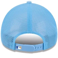 MLB Light Kansas City Royals 2026 Batting Practice Apex 9FORTY Adjustable Trucker Hat