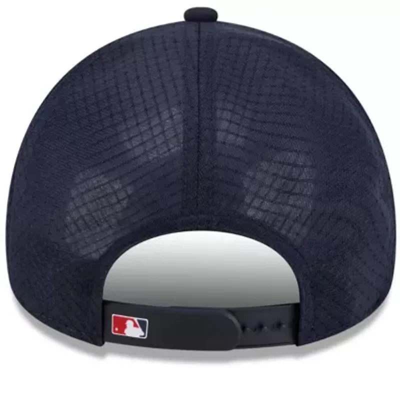 MLB Washington Nationals 2026 Batting Practice Apex 9FORTY Adjustable Trucker Hat