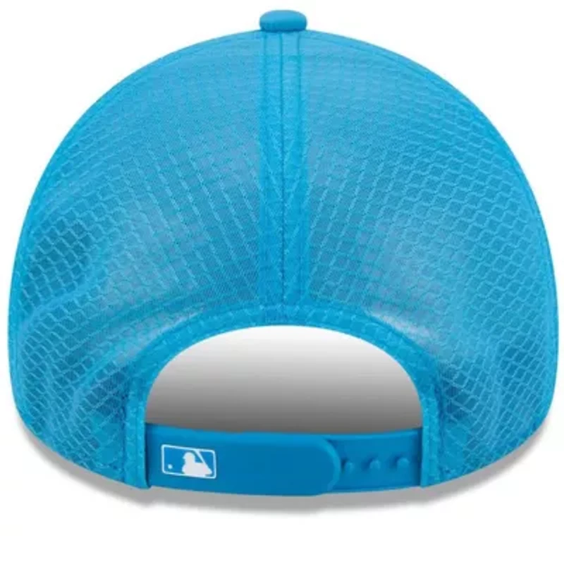 MLB Miami Marlins 2026 Batting Practice Apex 9FORTY Adjustable Trucker Hat
