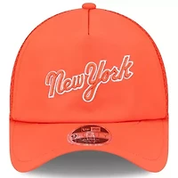 MLB New York Mets 2026 Batting Practice Apex 9FORTY Adjustable Trucker Hat