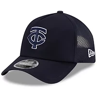 MLB Minnesota Twins 2026 Batting Practice Apex 9FORTY Adjustable Trucker Hat