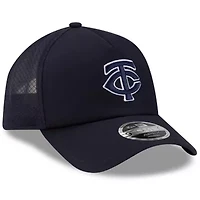 MLB Minnesota Twins 2026 Batting Practice Apex 9FORTY Adjustable Trucker Hat