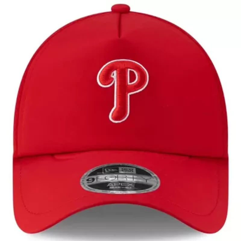 MLB Philadelphia Phillies 2026 Batting Practice Apex 9FORTY Adjustable Trucker Hat