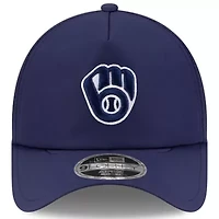 MLB Milwaukee Brewers 2026 Batting Practice Apex 9FORTY Adjustable Trucker Hat