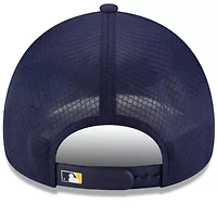 MLB Milwaukee Brewers 2026 Batting Practice Apex 9FORTY Adjustable Trucker Hat
