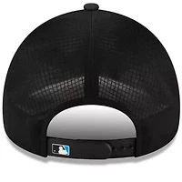 MLB Miami Marlins 2026 Batting Practice Apex 9FORTY Adjustable Trucker Hat