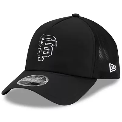 MLB San Francisco Giants 2026 Batting Practice Apex 9FORTY Adjustable Trucker Hat