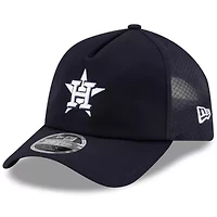 MLB Houston Astros 2026 Batting Practice Apex 9FORTY Adjustable Trucker Hat