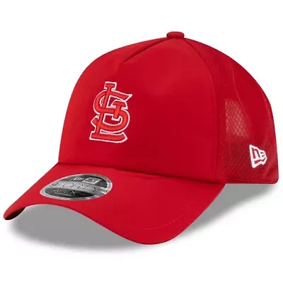 MLB St. Louis Cardinals 2026 Batting Practice Apex 9FORTY Adjustable Trucker Hat