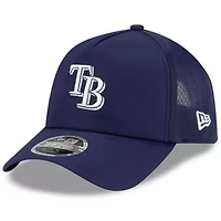 MLB Tampa Bay Rays 2026 Batting Practice Apex 9FORTY Adjustable Trucker Hat