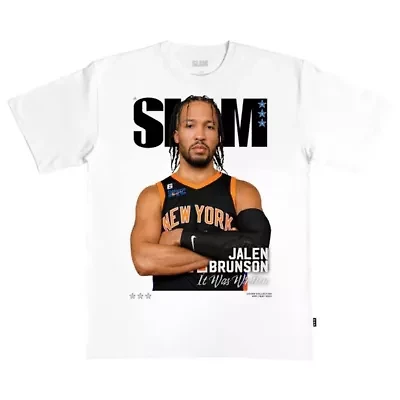 NBA Jalen Brunson New York Knicks SLAM Cover T-Shirt