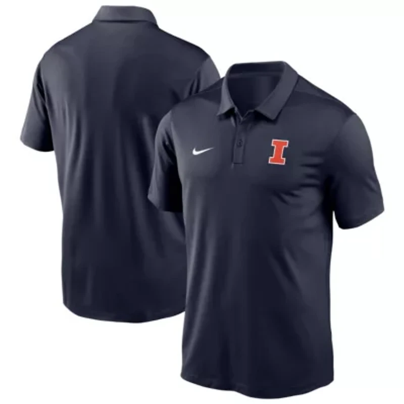 NCAA Nike Illinois Fighting Illini Victory Solid Performance Polo