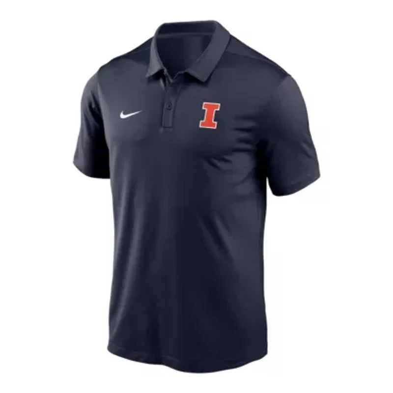 NCAA Nike Illinois Fighting Illini Victory Solid Performance Polo