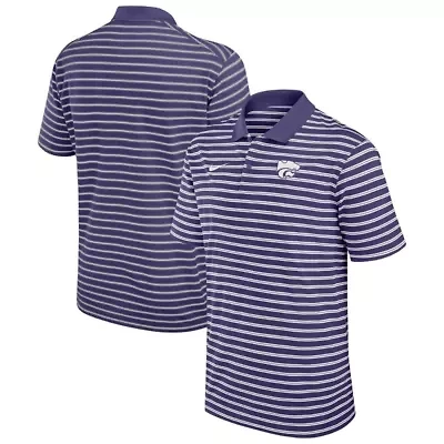 NCAA Nike Kansas State Wildcats Victory Stripe Performance Polo