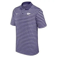 NCAA Nike Kansas State Wildcats Victory Stripe Performance Polo