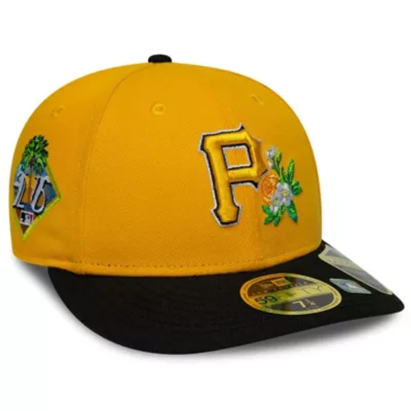 MLB Gold/Black Pittsburgh Pirates 2026 Spring Training Low 59FIFTY Fitted Hat