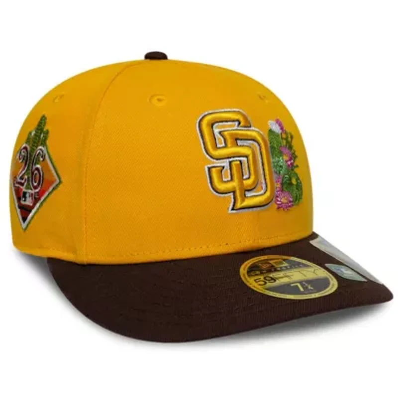 MLB Gold/Brown San Diego Padres 2026 Spring Training Low 59FIFTY Fitted Hat