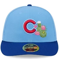 MLB Light Blue/Royal Chicago Cubs 2026 Spring Training Low 59FIFTY Fitted Hat