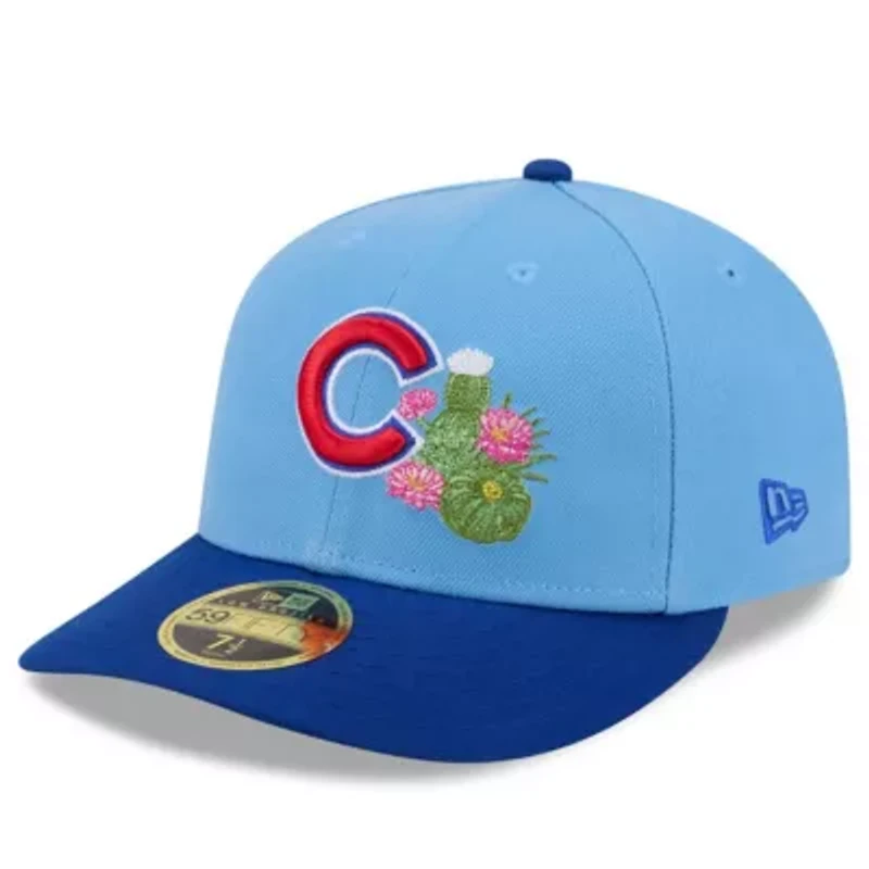 MLB Light Blue/Royal Chicago Cubs 2026 Spring Training Low 59FIFTY Fitted Hat