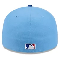 MLB Light Blue/Royal Chicago Cubs 2026 Spring Training Low 59FIFTY Fitted Hat
