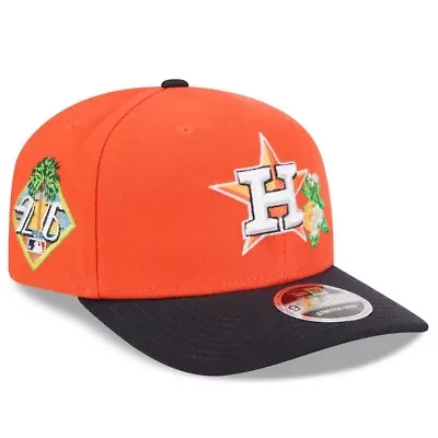 MLB Orange/Navy Houston Astros 2026 Spring Training 9SEVENTY Adjustable Hat