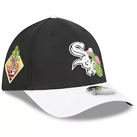 Chicago White Sox MLB Black/White 2026 Spring Training M-Crown 39THIRTY Flex Hat