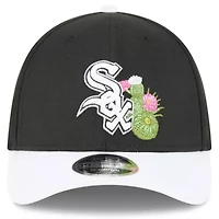 Chicago White Sox MLB Black/White 2026 Spring Training M-Crown 39THIRTY Flex Hat
