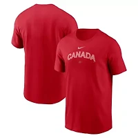 World Baseball Nike Canada 2026 Classic Wordmark T-Shirt