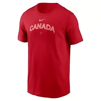 World Baseball Nike Canada 2026 Classic Wordmark T-Shirt