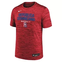 World Baseball Nike Dominican Republic 2026 Classic Velocity Dri-FIT T-Shirt
