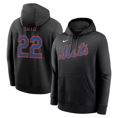 MLB Nike Juan Soto New York Mets Player Name & Number Club Fleece Pullover Hoodie