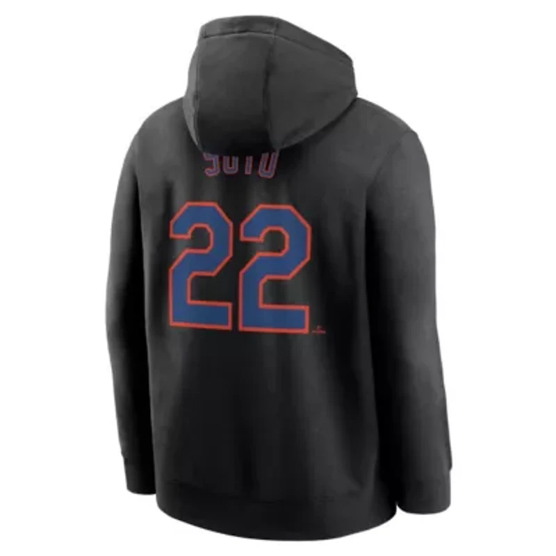 MLB Nike Juan Soto New York Mets Player Name & Number Club Fleece Pullover Hoodie
