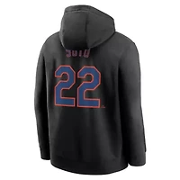 MLB Nike Juan Soto New York Mets Player Name & Number Club Fleece Pullover Hoodie