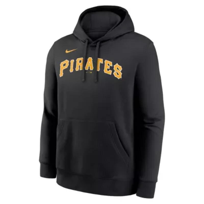 MLB Nike Paul Skenes Pittsburgh Pirates Player Name & Number Club Fleece Pullover Hoodie