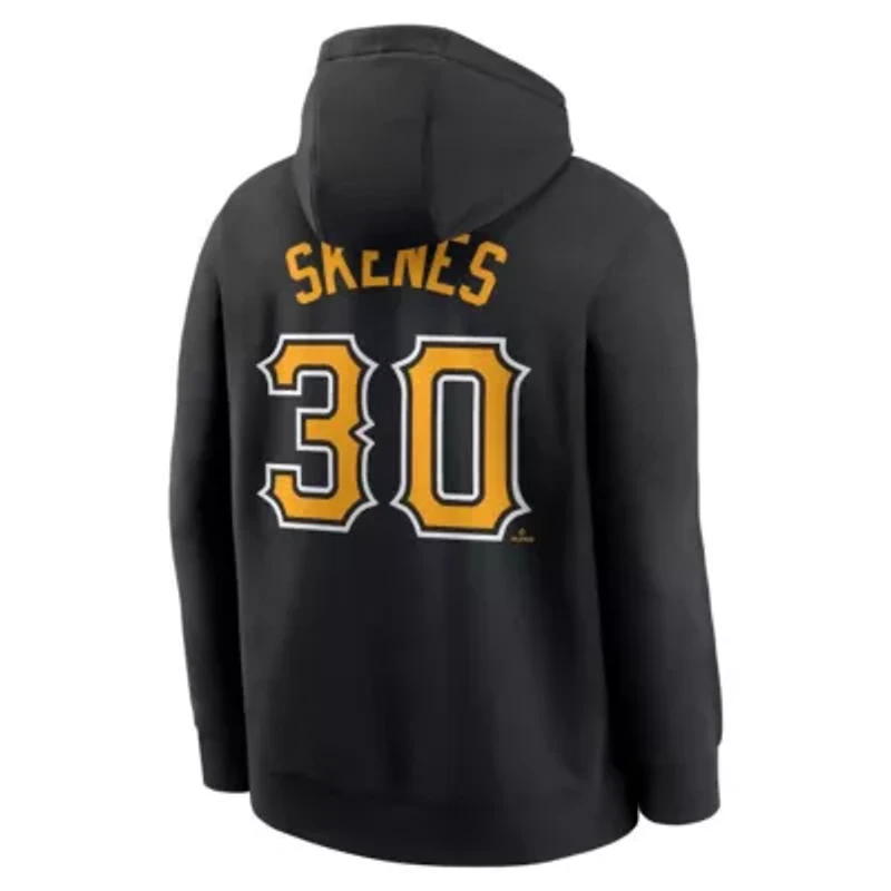 MLB Nike Paul Skenes Pittsburgh Pirates Player Name & Number Club Fleece Pullover Hoodie