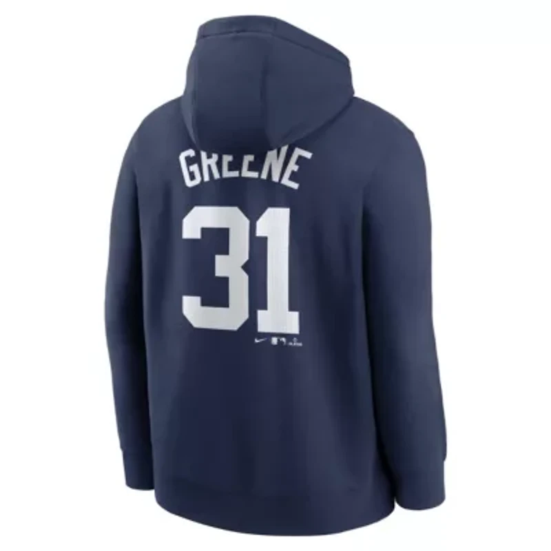 MLB Nike Riley Greene Detroit Tigers Player Name & Number Club Fleece Pullover Hoodie