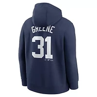 MLB Nike Riley Greene Detroit Tigers Player Name & Number Club Fleece Pullover Hoodie