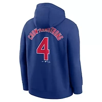 MLB Nike Pete Crow-Armstrong Chicago Cubs Player Name & Number Club Fleece Pullover Hoodie