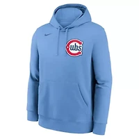MLB Nike Pete Crow-Armstrong Light Chicago Cubs Player Name & Number Club Fleece Pullover Hoodie