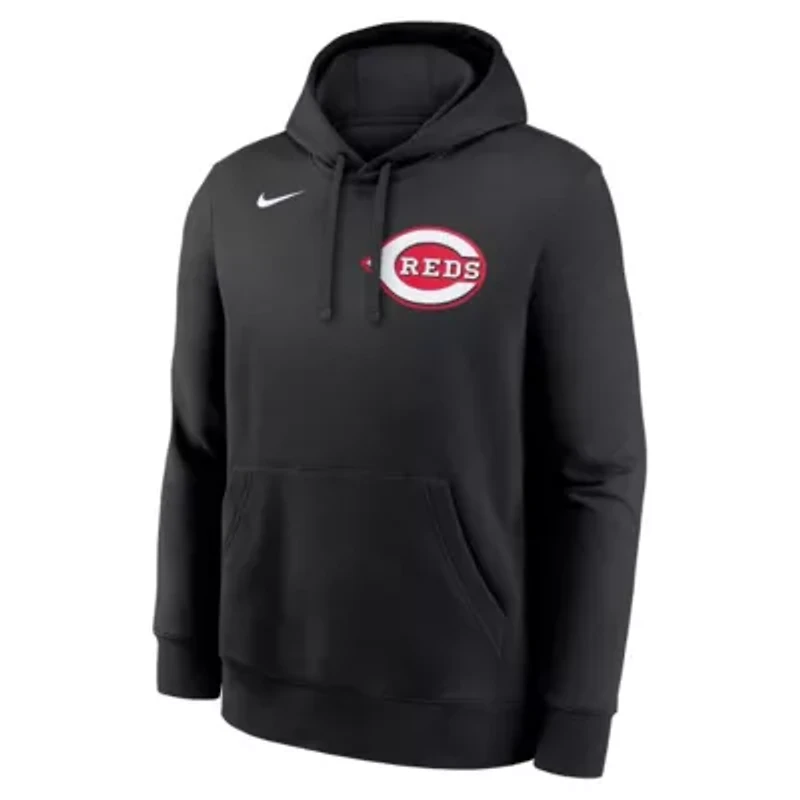 MLB Nike Elly De La Cruz Cincinnati Reds Player Name & Number Club Fleece Pullover Hoodie
