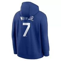 MLB Nike Bobby Witt Jr. Kansas City Royals Player Name & Number Club Fleece Pullover Hoodie