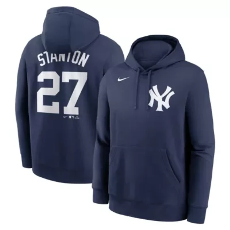 MLB Nike Giancarlo Stanton New York Yankees Player Name & Number Club Fleece Pullover Hoodie